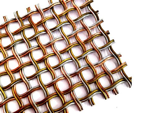 woven metal mesh architectural